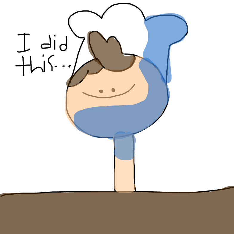 I did it - Online Drawing Game Comic Strip Panel by thePlopper