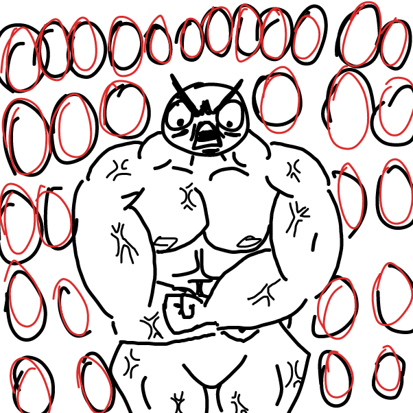 Drawing in GETTING PUMPED UP by Robro