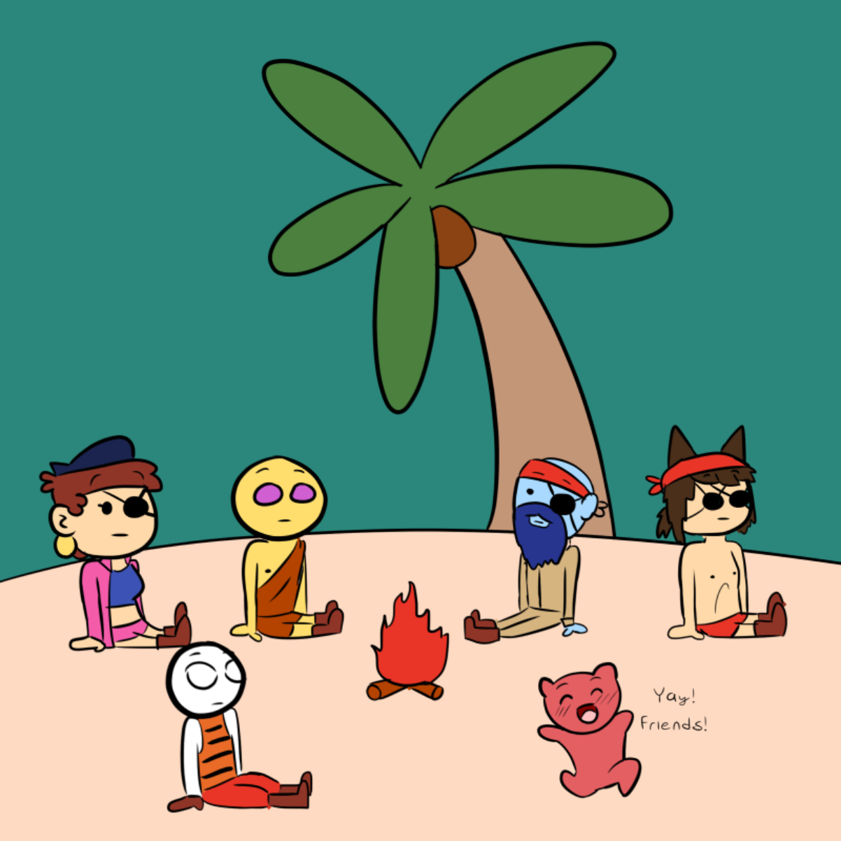  - Online Drawing Game Comic Strip Panel by CherryFlavored