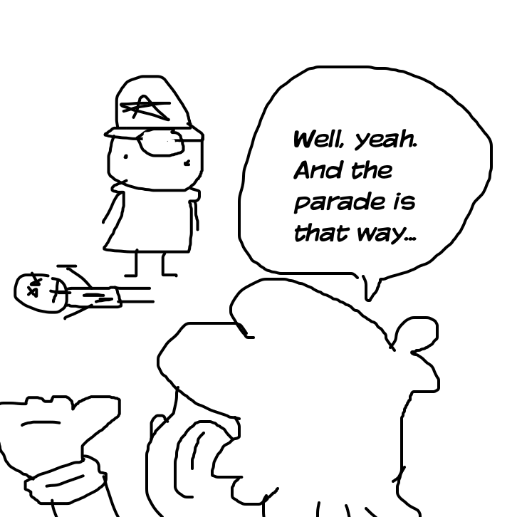 Drawing in Forward March! by CherryFlavored