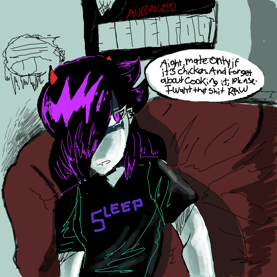 Drawing in 3:00 AM by persephost