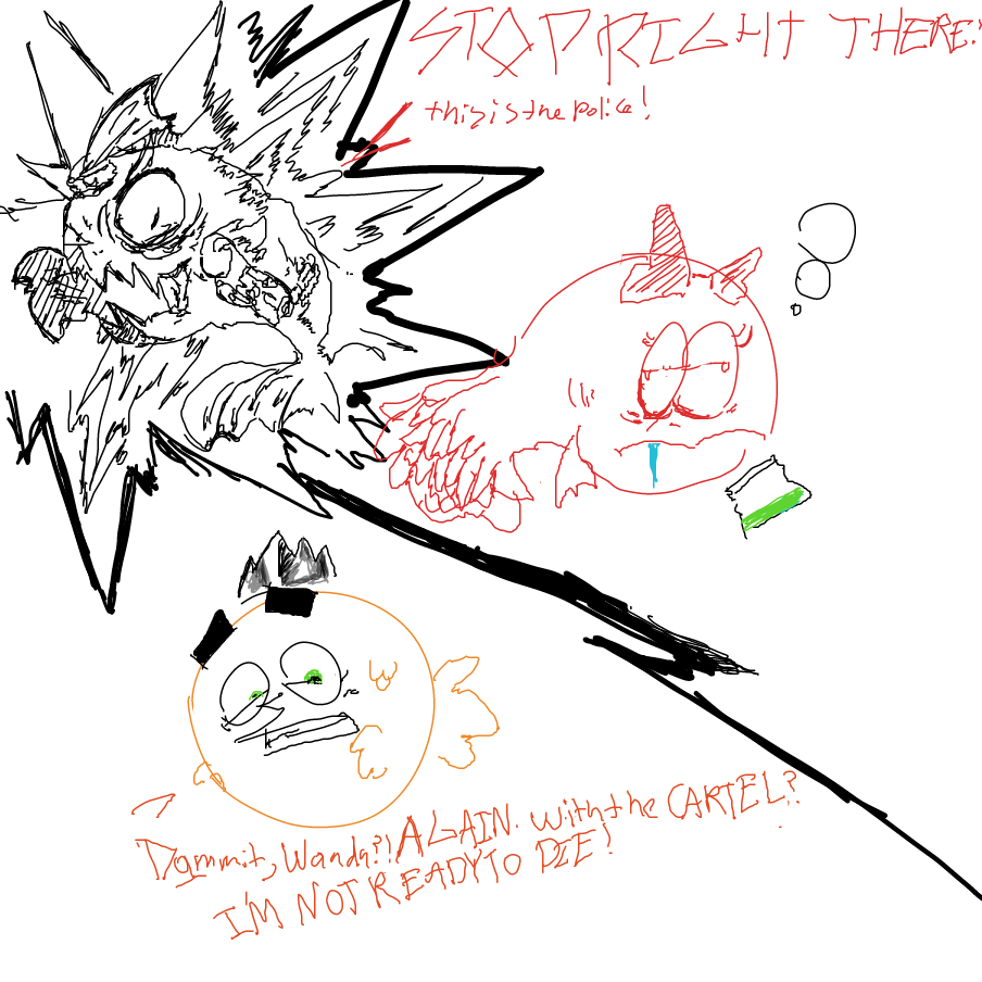  - Online Drawing Game Comic Strip Panel by persephost