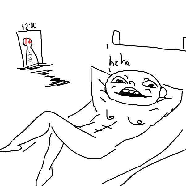 Drawing in Make me not alive anymore  by Robro