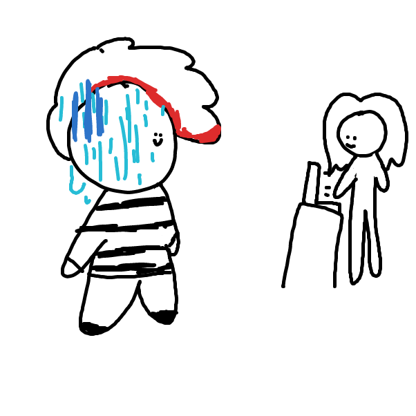 Drawing in When Mum Goes on the Computer by ItzAki