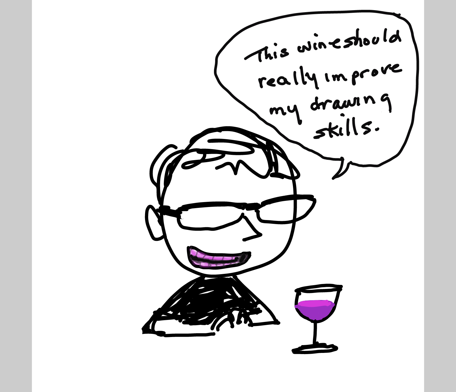 Drawing in No by Uhhuh