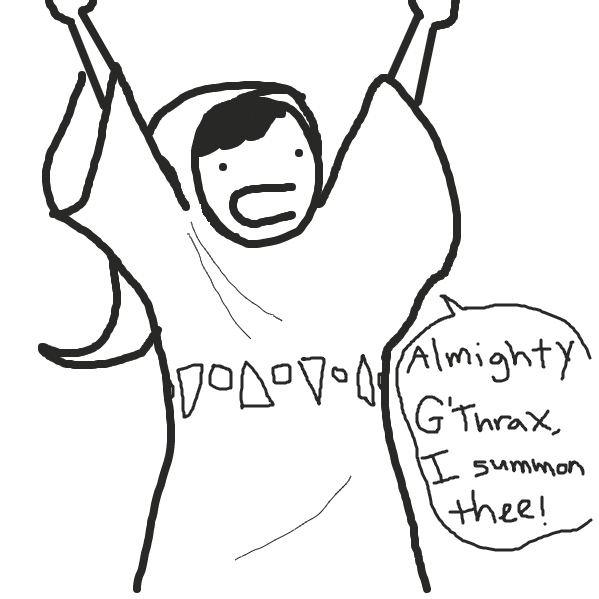 Drawing in The Summoning by BigShoeStudio