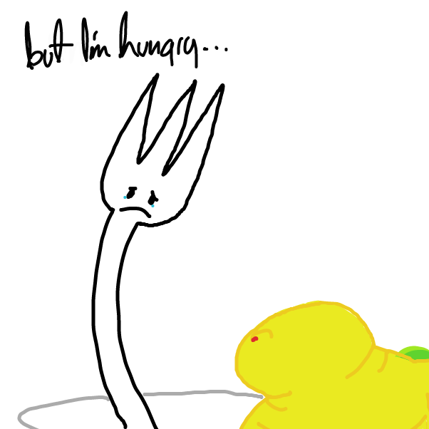 Drawing in Dinner by bazookangaroo