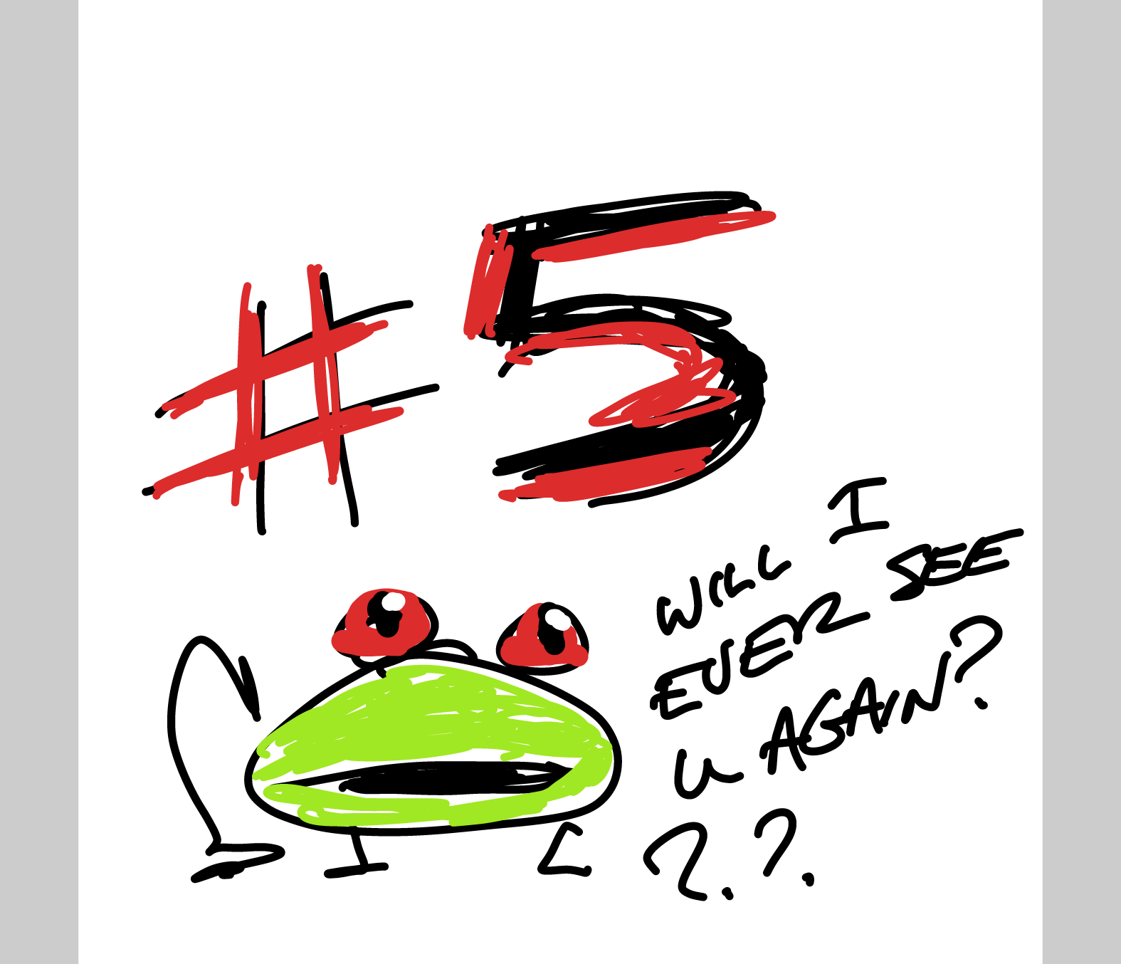 Drawing in Attempt #5 by Uhhuh