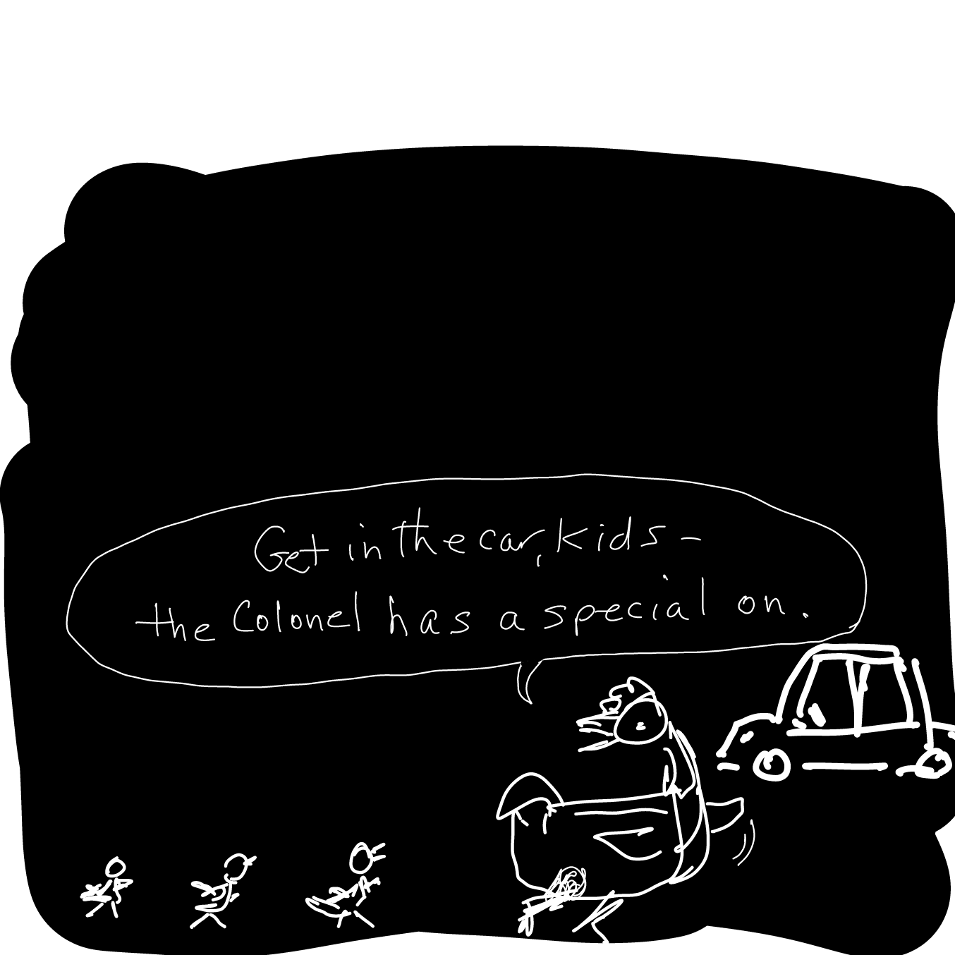 Drawing in Chicken by Uhhuh