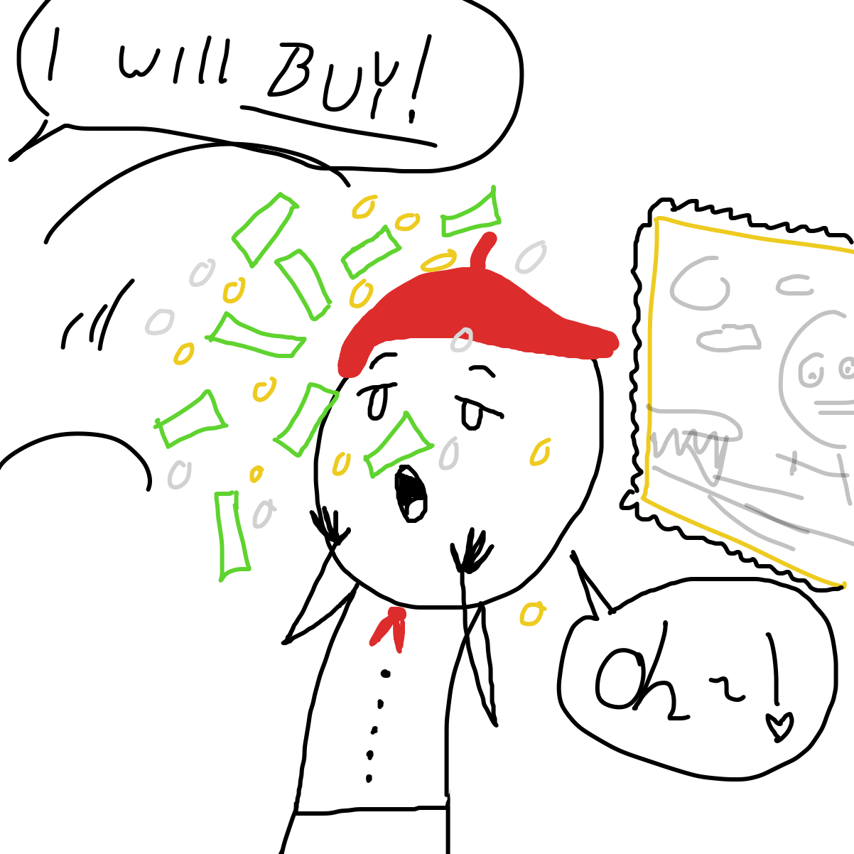  - Online Drawing Game Comic Strip Panel by CherryFlavored