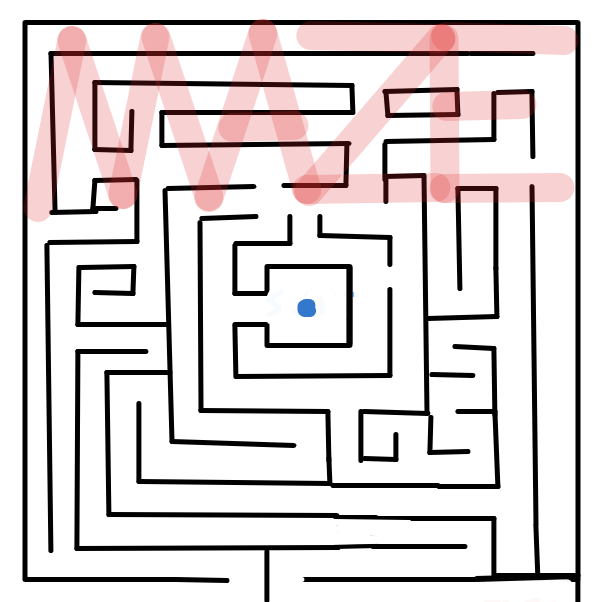 Drawing in the maze by bazookangaroo