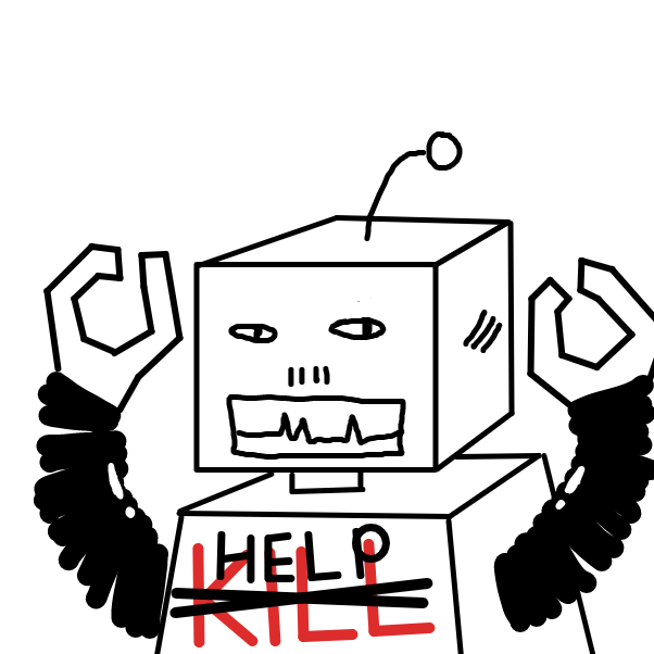 Drawing in robot by bazookangaroo