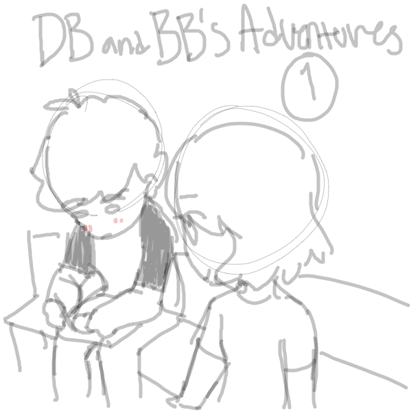 Drawing in DB and BB's Adventures Episode 1 by firjfd