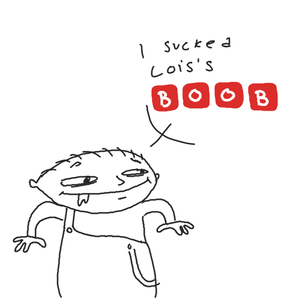 Drawing in fam guy 2 by y3liak