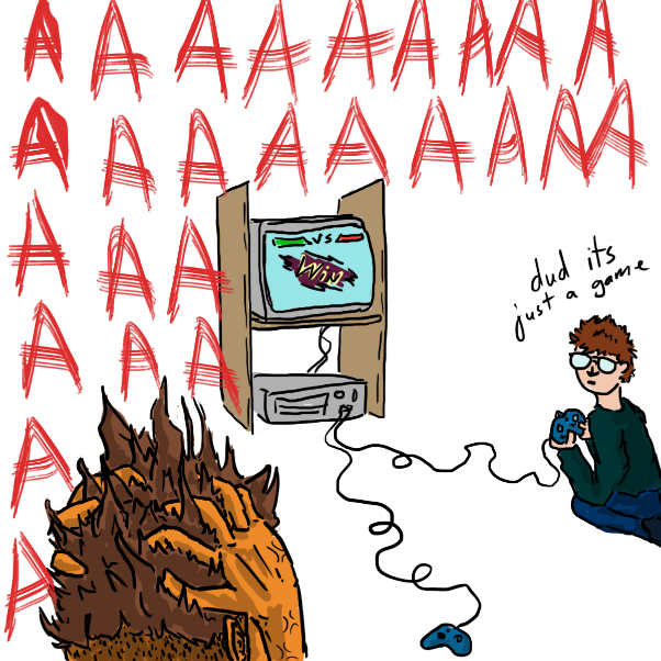 Drawing in battle of the champions by Robro