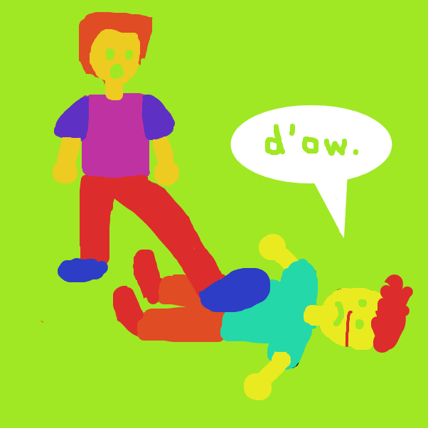 idk who's who - Online Drawing Game Comic Strip Panel by nooz