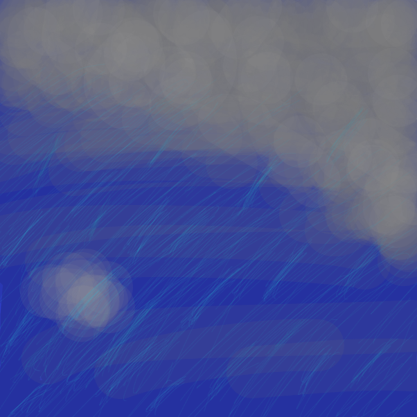 Drawing in Rain by ItzAki