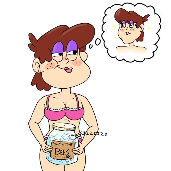 Drawing in Makeup by Wizard Croissant