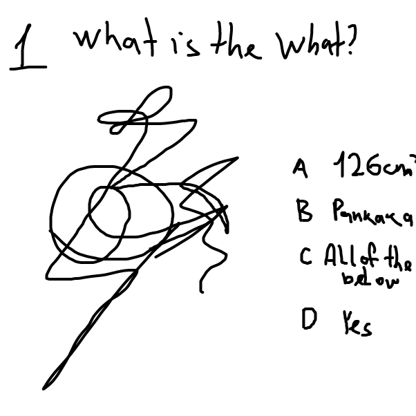 Drawing in test by Robro