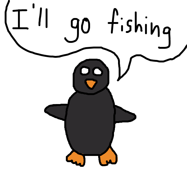 Drawing in Preston Penguin by SteliosPapas