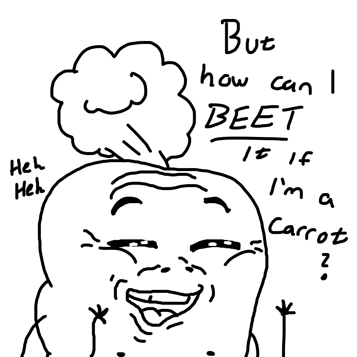 Looks like we got a jokester on our hands - Online Drawing Game Comic Strip Panel by CherryFlavored