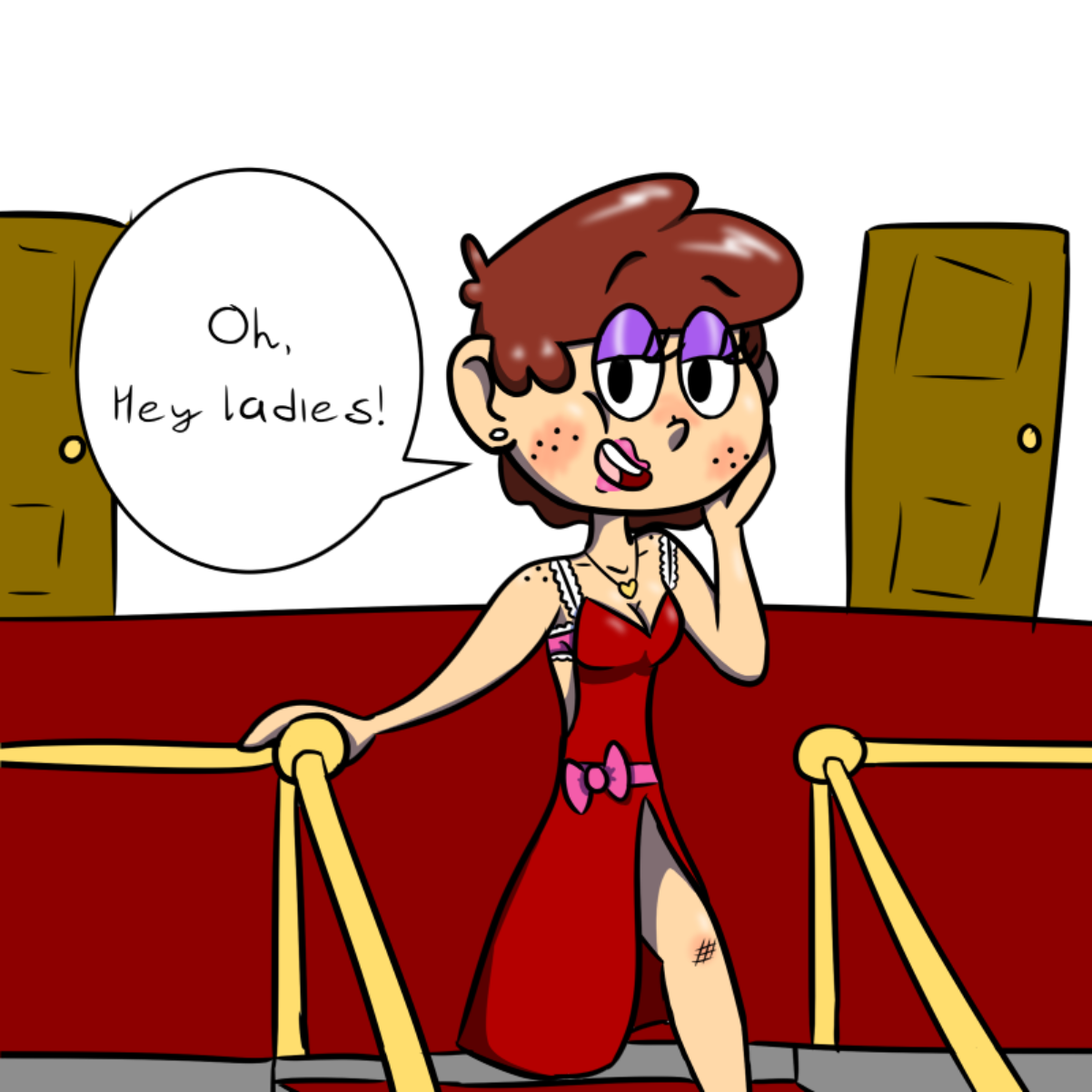  - Online Drawing Game Comic Strip Panel by CherryFlavored