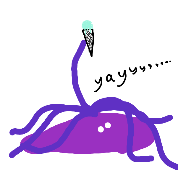 Drawing in Ice Cream by ItzAki