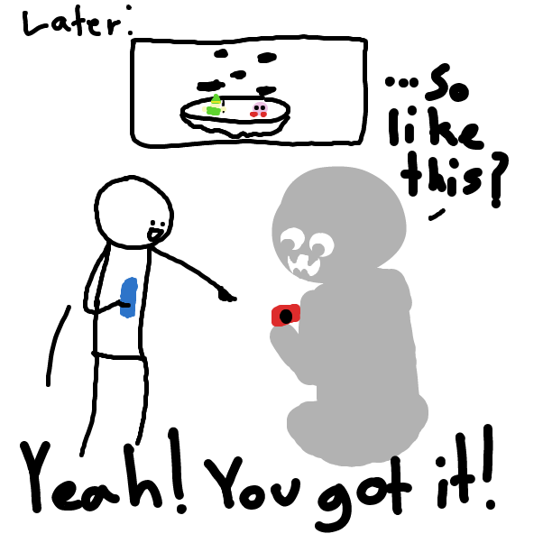 They become like, bestest friends haha - Online Drawing Game Comic Strip Panel by ItzAki