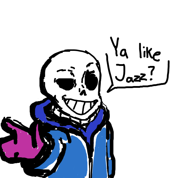 sans like jazz - Online Drawing Game Comic Strip Panel by alternativesounds