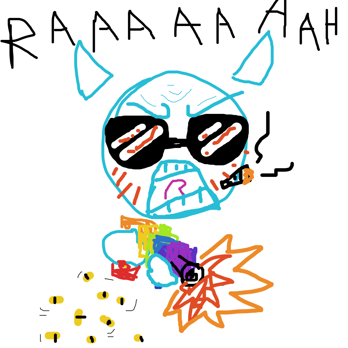  - Online Drawing Game Comic Strip Panel by Prawnston