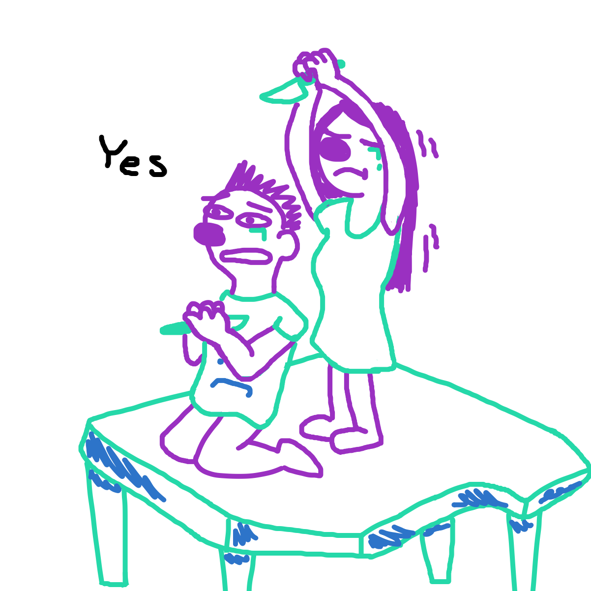  - Online Drawing Game Comic Strip Panel by CherryFlavored