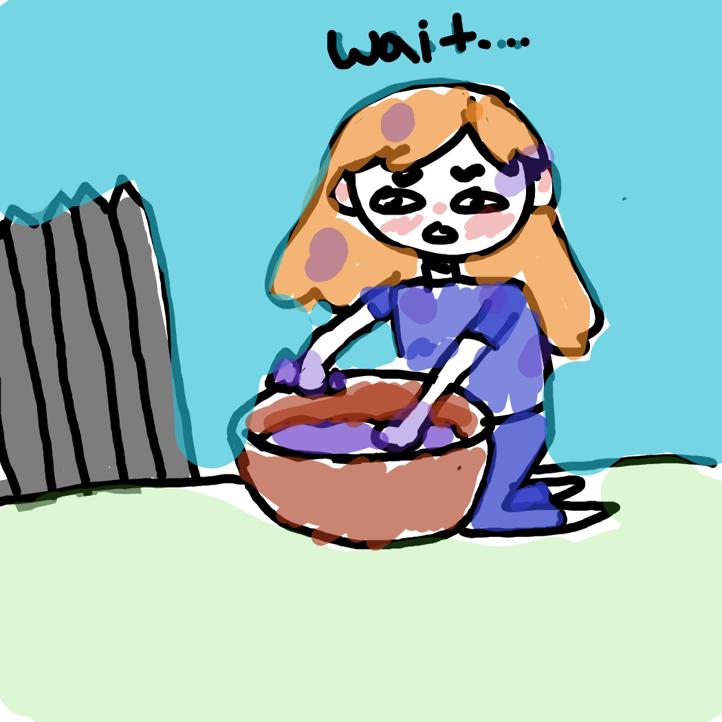 Die? Dye? Eh? Eh? - Online Drawing Game Comic Strip Panel by Rednightlights