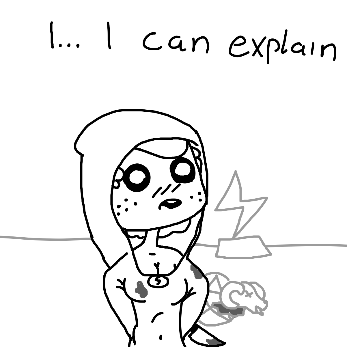  - Online Drawing Game Comic Strip Panel by CherryFlavored