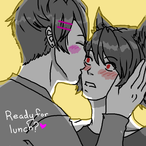 Drawing in café by LittlePhantasm