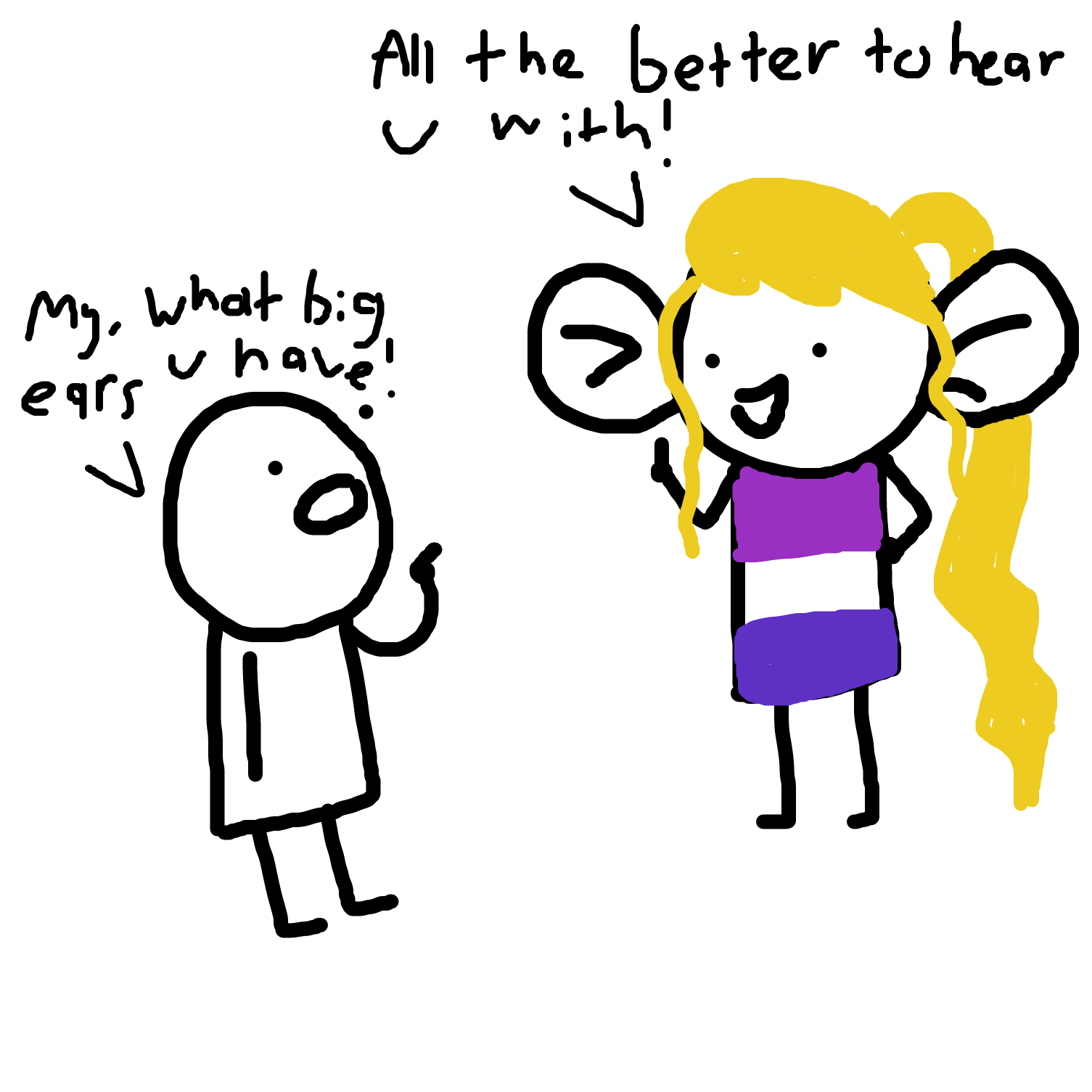 Drawing in Bea Meets Paneljam! by dummythicc