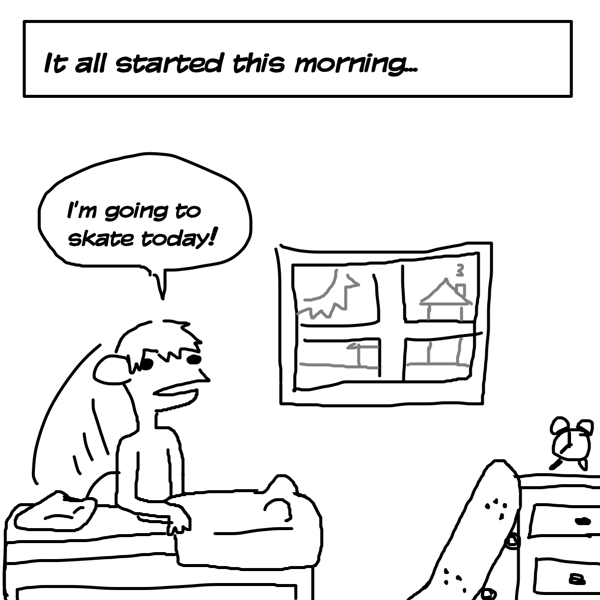  - Online Drawing Game Comic Strip Panel by CherryFlavored