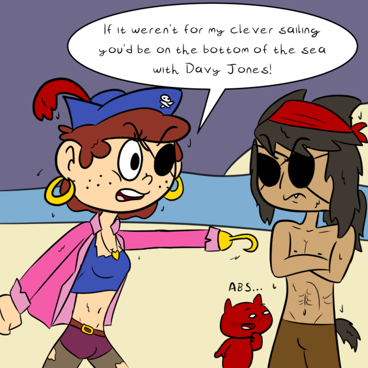  - Online Drawing Game Comic Strip Panel by CherryFlavored