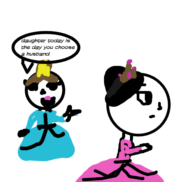 Drawing in rebel princess 2 by amanora1965