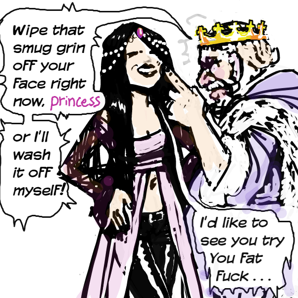 Drawing in la princesa rebelde by Ramora