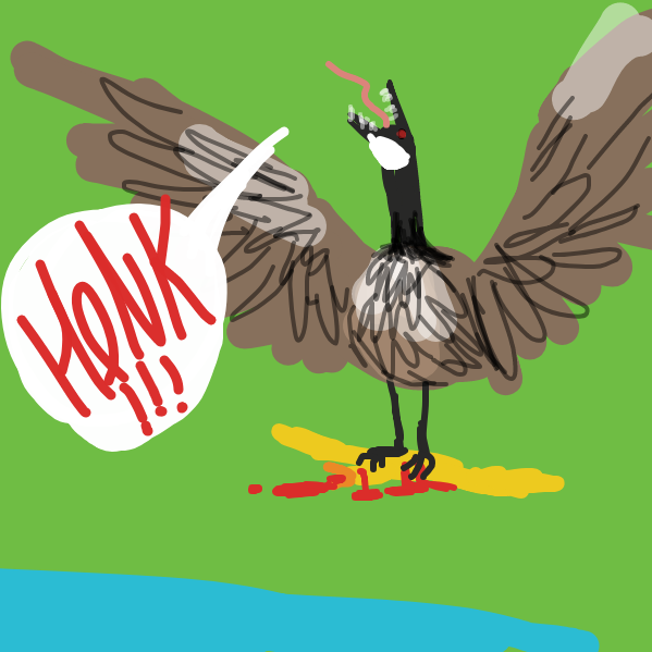 G O O S E - Online Drawing Game Comic Strip Panel by Uncle Gnomi