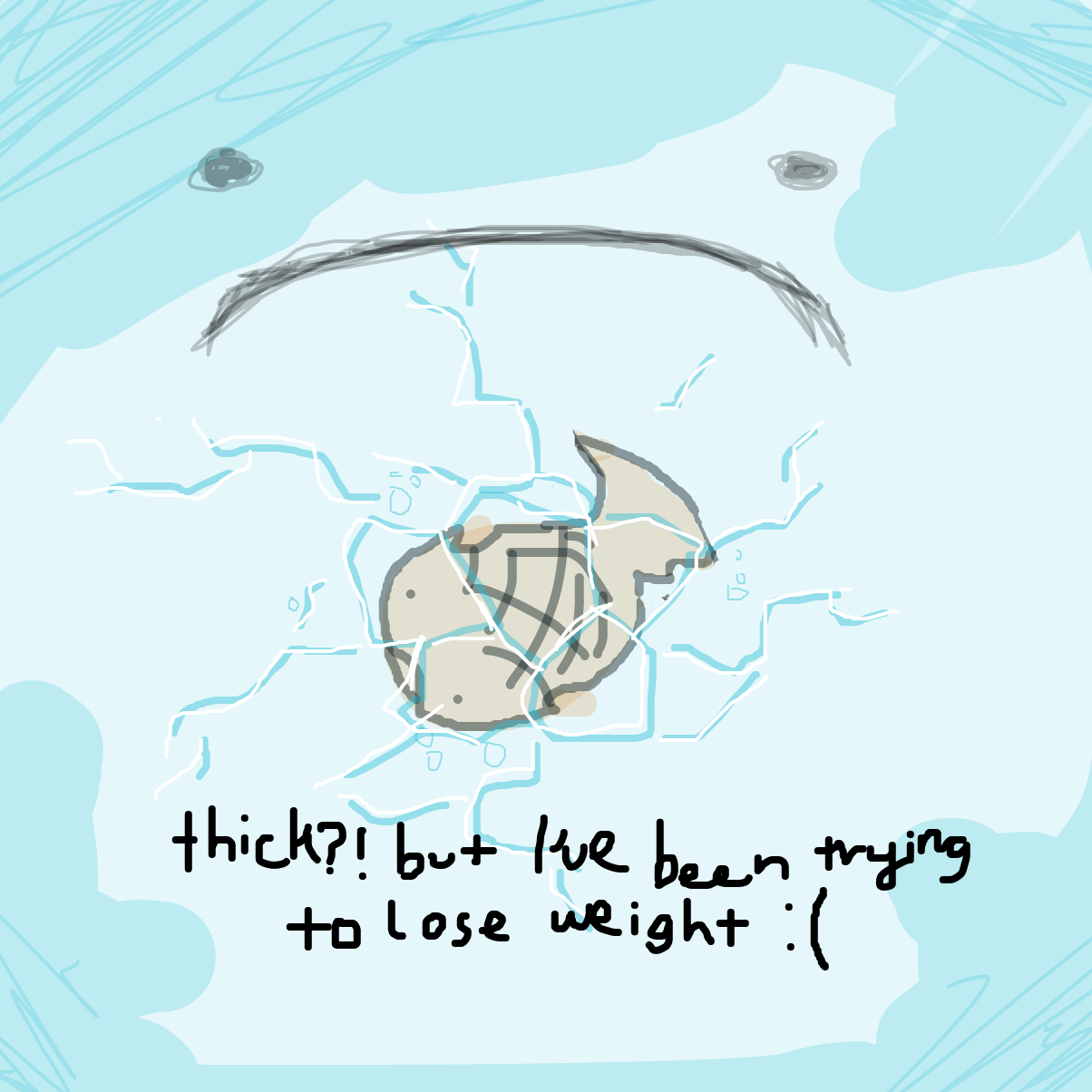 birds eye view :) - Online Drawing Game Comic Strip Panel by dribblio