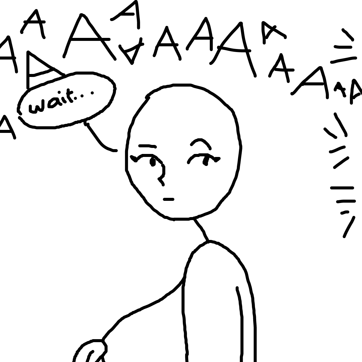 Drawing in wait... by dribblio