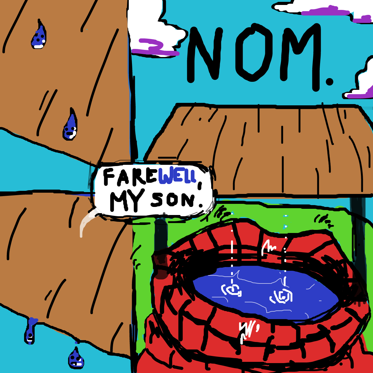 Drawing in Raindrop’s Life by dribblio