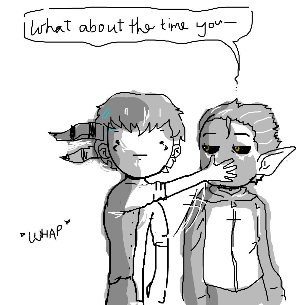 Drawing in Dark Secrets by dribblio