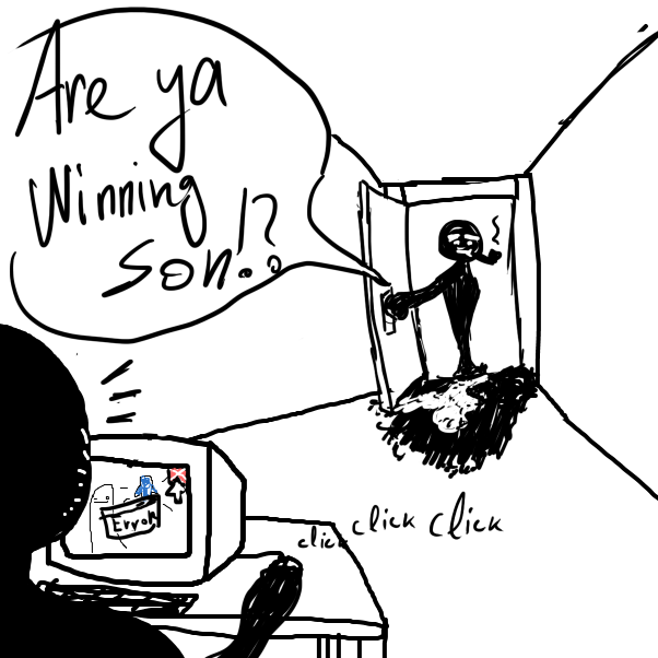  - Online Drawing Game Comic Strip Panel by Robro