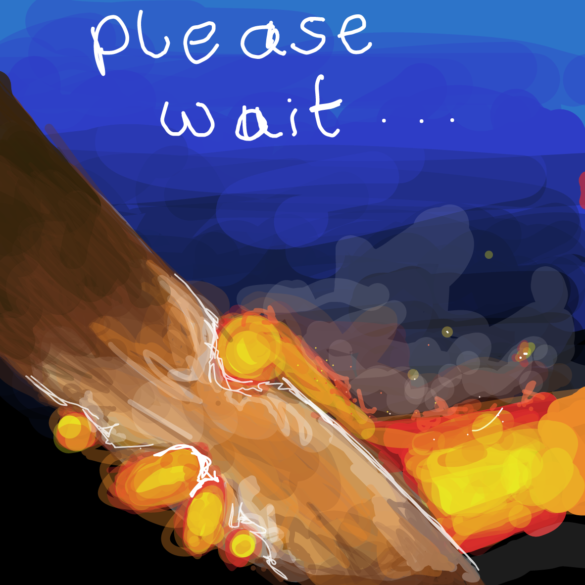 Drawing in rest here, traveler by Lads