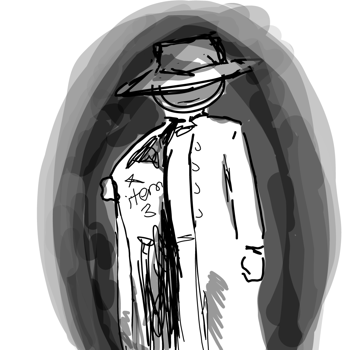 Drawing in Whatcha gonna do? by Lads