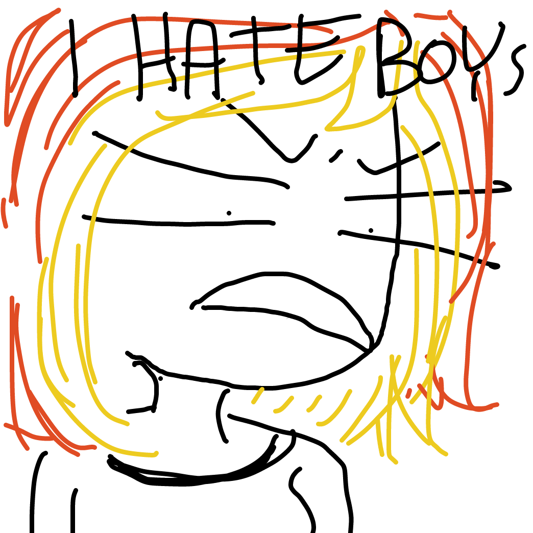 Drawing in Yandere School Drama by Nephtys