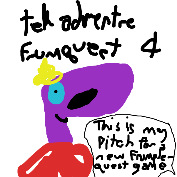 Drawing in Frumplequest 4 by TheYellowMan