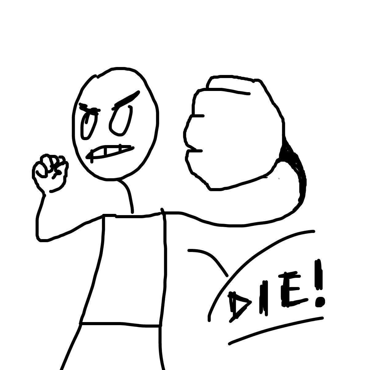 Drawing in die! by dribblio